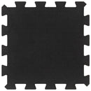 gulvmåtter 9 stk. 30x30 cm 16 mm gummi sort