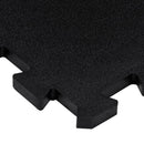 gulvmåtter 9 stk. 30x30 cm 16 mm gummi sort