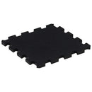 gulvmåtter 16 stk. 30x30 cm 16 mm gummi sort