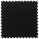 gulvmåtte 100x100 cm 12 mm gummi sort