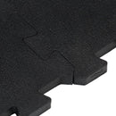 gulvmåtte 100x100 cm 12 mm gummi sort
