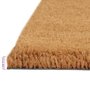 dørmåtter 2 stk. 40x60 cm tuftet coir naturfarvet