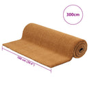 dørmåtte 100x300 cm tuftet coir naturfarvet