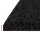 dørmåtte 100x300 cm tuftet coir sort