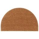 dørmåtte 50x80 cm halvrund tuftet coir naturfarvet