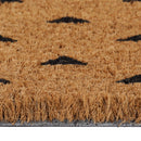 dørmåtte 40x60 cm tuftet coir naturfarvet