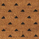 dørmåtte 40x60 cm tuftet coir naturfarvet