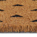 dørmåtte 45x75 cm tuftet coir naturfarvet
