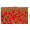 dørmåtte 45x75 cm tuftet coir naturfarvet