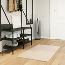 gulvtæppe HUARTE 60x110 cm kort luv og vaskbart beige