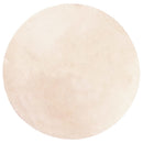 gulvtæppe HUARTE Ø 120 cm kort luv og vaskbart beige