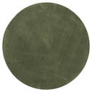 Rug HUARTE Green Ø 160 cm 100% Polyester Flad