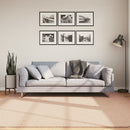 gulvtæppe HUARTE 200x200 cm kort luv og vaskbart rosa