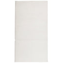 gulvtæppe IZA 80x150 cm kort luv skandinavisk look cremefarvet