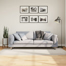 gulvtæppe IZA 100x200 cm kort luv skandinavisk look cremefarvet
