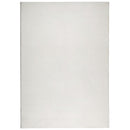 gulvtæppe IZA 160x230 cm kort luv skandinavisk look cremefarvet
