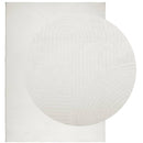gulvtæppe IZA 200x280 cm kort luv skandinavisk look cremefarvet