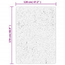 gulvtæppe OVIEDO 120x170 cm kort luv beige