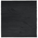 gulvtæppe OVIEDO 120x120 cm kort luv sort
