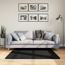 gulvtæppe OVIEDO 120x120 cm kort luv sort