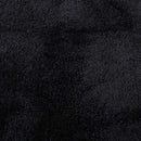gulvtæppe OVIEDO 160x230 cm kort luv sort