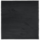 gulvtæppe OVIEDO 200x200 cm kort luv sort