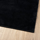 gulvtæppe OVIEDO 240x240 cm kort luv sort