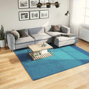 gulvtæppe OVIEDO 240x240 cm kort luv turkis
