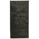 gulvtæppe ISTAN 100x200 cm lang luv skinnende look antracitgrå