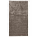 gulvtæppe ISTAN 80x150 cm lang luv skinnende look grå