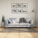 gulvtæppe ISTAN 80x150 cm lang luv skinnende look grå