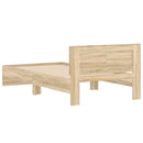 sengeramme m. sengegavl 100x200 cm uden madras sonoma-eg