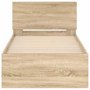 sengeramme m. sengegavl 90x190 cm uden madras sonoma-eg