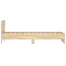 sengeramme m. sengegavl 90x190 cm uden madras sonoma-eg