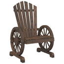 Adirondack-havestol massivt grantræ
