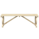 havebænk 115 cm massivt fyrretræ