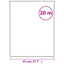 vinduesfolie 45x2000 cm PVC matteret grå