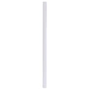vinduesfolie 60x1000 cm PVC matteret hvid