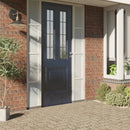 vinduesfolie 45x2000 cm stribet PVC matteret