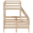 køjeseng 80x200/120x200 cm massivt fyrretræ