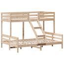 køjeseng 80x200/140x200 cm massivt fyrretræ