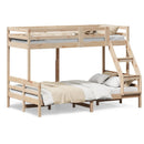 køjeseng 80x200/120x200 cm massivt fyrretræ