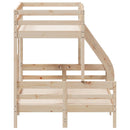 køjeseng 80x200/120x200 cm massivt fyrretræ