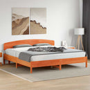 sengeramme uden madras 180x200 cm massivt fyrretræ gyldenbrun