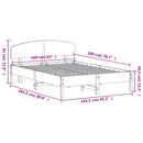 sengeramme uden madras 160x200 cm massivt fyrretræ gyldenbrun
