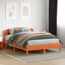 sengeramme uden madras 160x200 cm massivt fyrretræ gyldenbrun