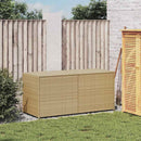 opbevaringsboks til haven 283 l polyrattan beige