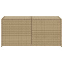 opbevaringsboks til haven 283 l polyrattan beige