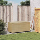 opbevaringsboks til haven 190 l polyrattan beige