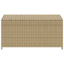 opbevaringsboks til haven 190 l polyrattan beige